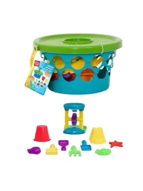 Play Day 12 Piece Bucket Beach Set Learning Toys